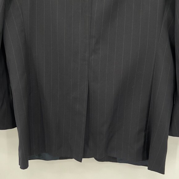 Burberry London 100% Wool Black Jacket Mens Size 40 - Picture 5 of 8